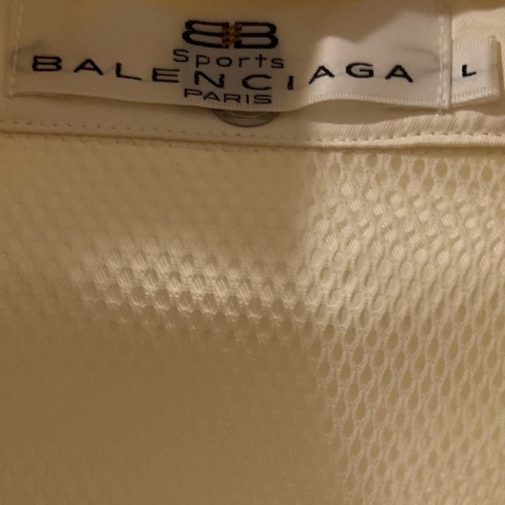 Balenciaga jacket. Fits a small-medium. Cream off white color.